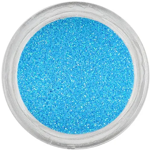 Pudră Glitter pentru nail art – albastru azur 