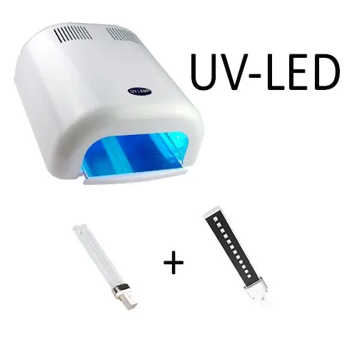 Lampă combinație LED-UV, albă – 36W