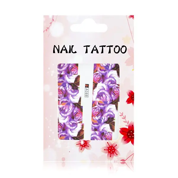 Abțibilduri pe bază de apă – Flowers – A088