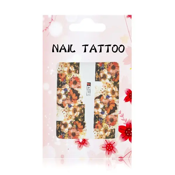 Abțibilduri pe bază de apă – Flowers – A091