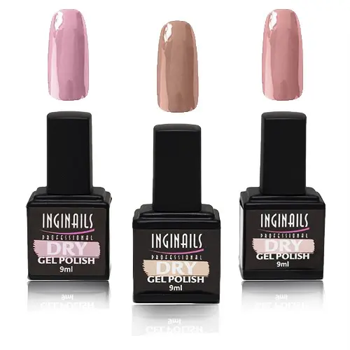 Inginails Professional – Set gel unghii Dry, 3buc