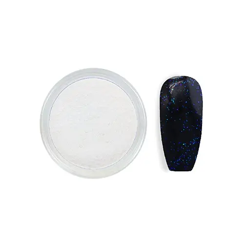 Pulbere decorativă strălucitoare - alb nr.4, 3g