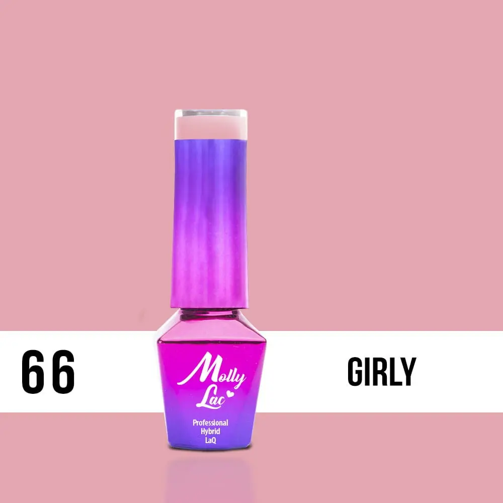 MOLLY LAC UV/LED gel Delicate Women - Girly 66, 5ml