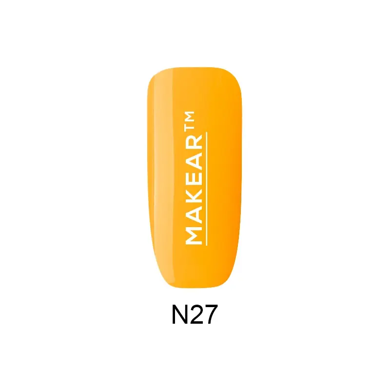 Makear Gel colorat pentru unghii – Neon light orange – N27, 8ml