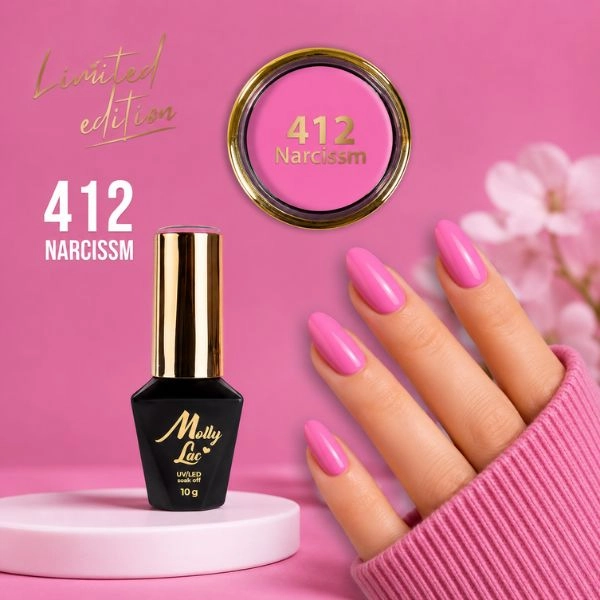 Gel UV/LED Molly Lac - Narcism 412, 10ml
