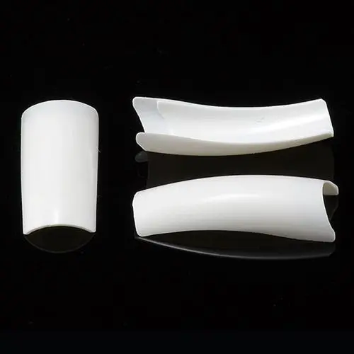 Tipsuri albe Royal Salon French Inginails, cutie cu 50buc - mărimea nr.2