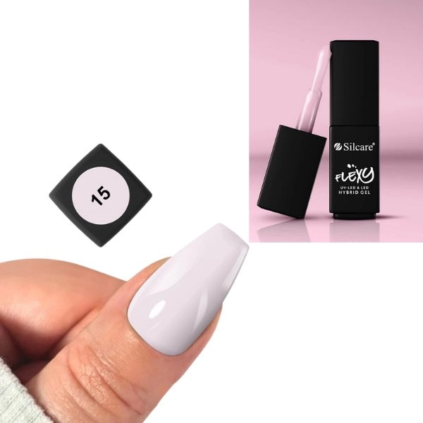 Gel UV/LED Flexy - 15 Milky Pink, 4,5g