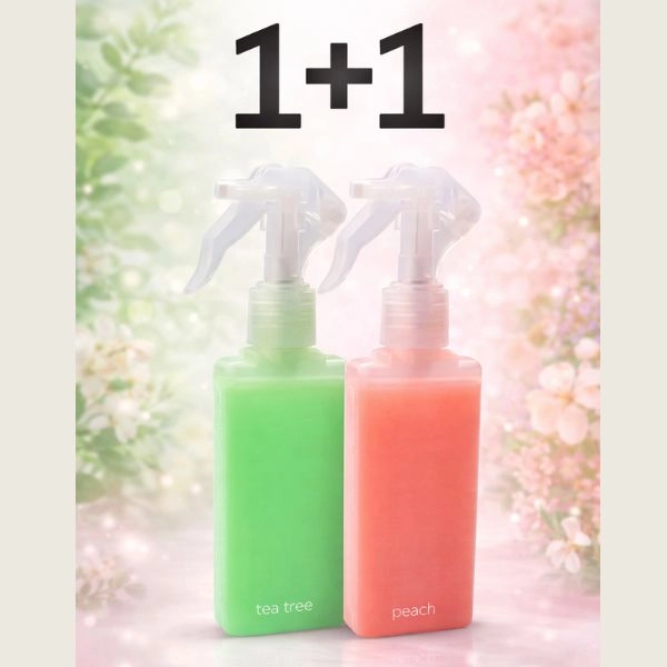 Spray de parafină - Peach + Tea Tree, Pepermint and Patchouli - PROMOȚIE 1+1 GRATUITĂ