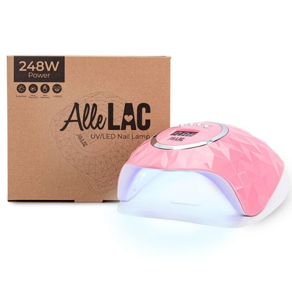 AlleLux Y13, lampă UV/LED 248W, roz