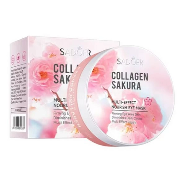 Collagen Sakura Eye Mask, 60buc