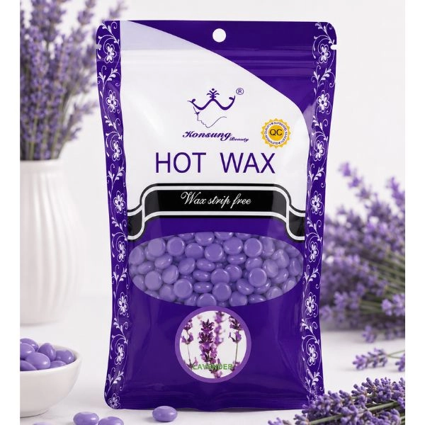 Ceară depilatoare cosmetică - perle - Lavender, 100g