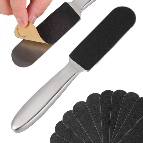 Pilă metalică pentru pedichiură 21,5 cm