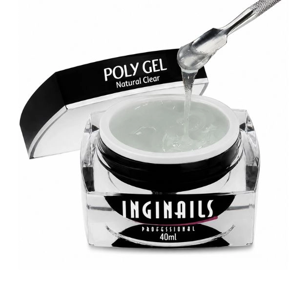 Gel Poly de la Inginails Profesisonal - Transparent, 40ml