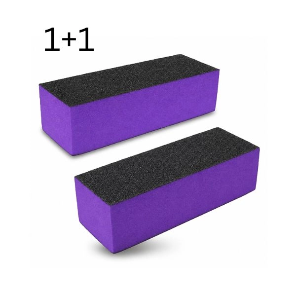 Pilă unghii mov - 4 fețe -  PROMOȚIE 1+1 GRATUITĂ