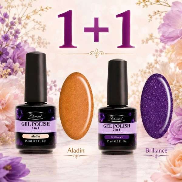 Oja semipermanentă Christel – Gel Polish Glossy 15 ml + OFERTĂ: Oja semipermanentă Neon Moon, 15 ml GRATUIT