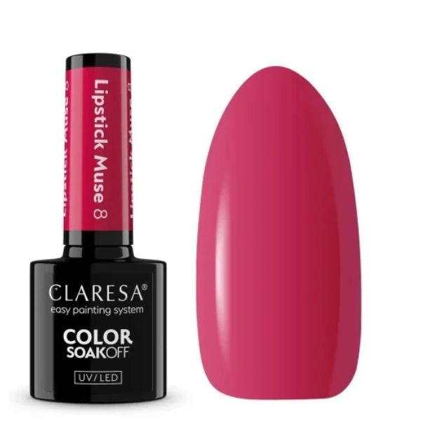 Claresa UV/LED Color Soak Off - Lipstick Muse 8, 5g