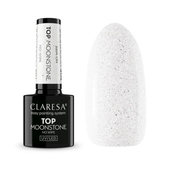 Claresa UV/LED gel TOP No Wipe - Moonstone, 5g