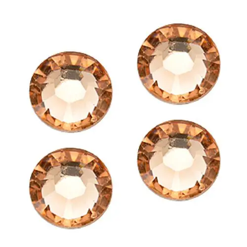 Pietre rotunde 2mm - șampanie 50buc