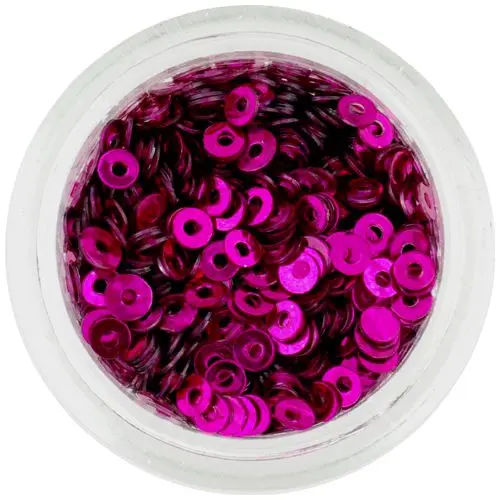 Paiete rotunde în formă de disc - fucsia