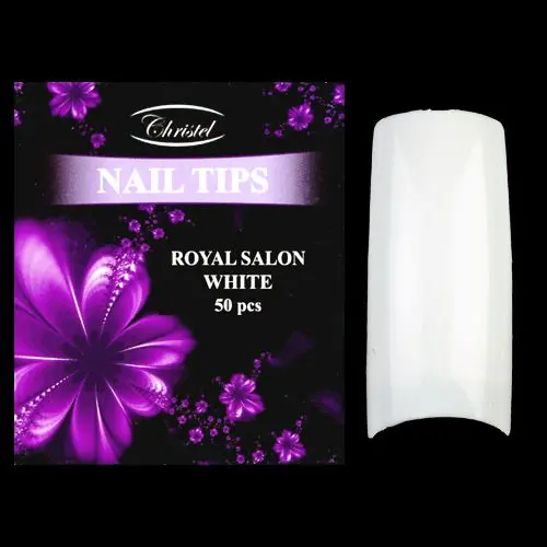 Royal Salon albe, 50 buc - mix de tipsuri 1-10