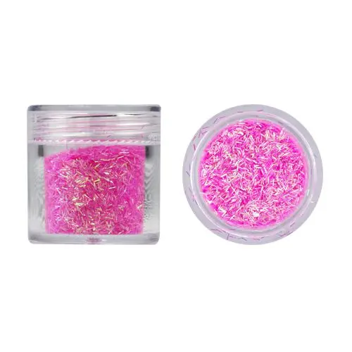 Decoraţiuni nail art - roz închis 10g