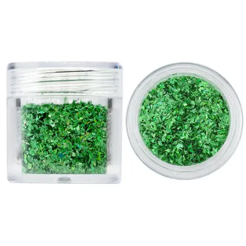 Decoraţiuni nail art - verde smarald, 10g