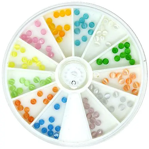 Set de strasuri decorative - rotunde, 3 mm