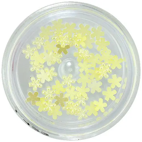 Flori sidefate galben deschis