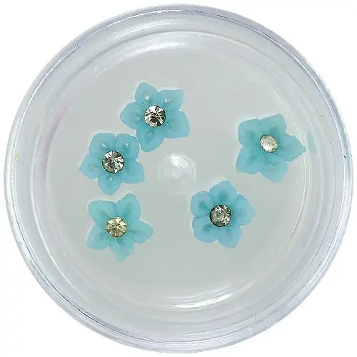 Flori acrilice – albastre deschis