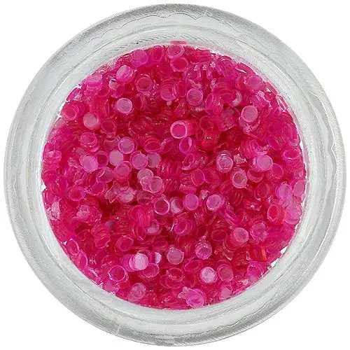 Decoraţiuni nail art - cercuri cu sclipici, roz