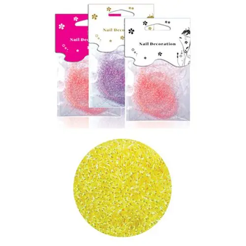 Fâşii galbene - decoraţiuni nail art, în săculeţ