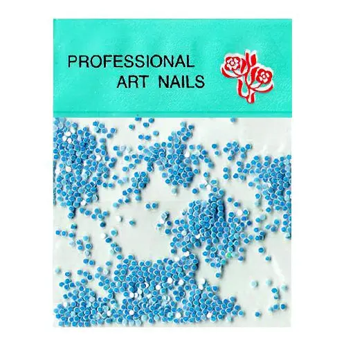 Cercuri cu sclipici pentru nail art – albastru deschis