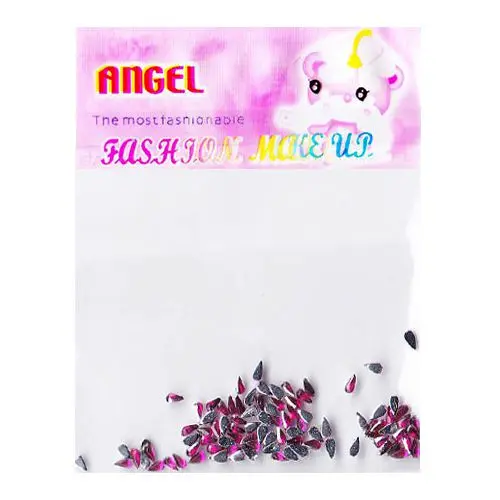 Strasuri cylam pentru decorarea unghiilor, în pachet - lacrimi, 50 buc