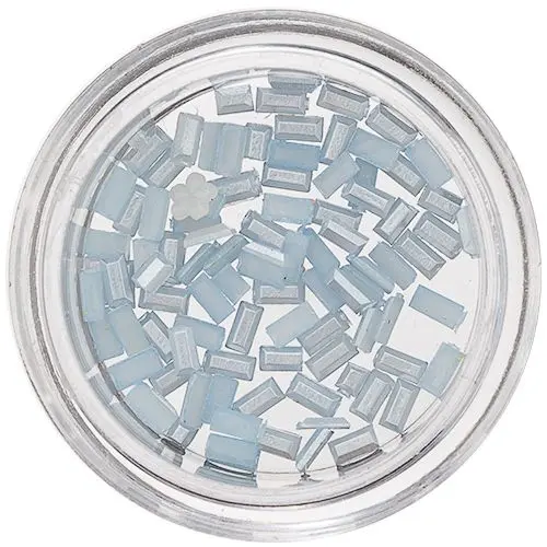 Dreptunghiuri perlate pentru nail art - bleu