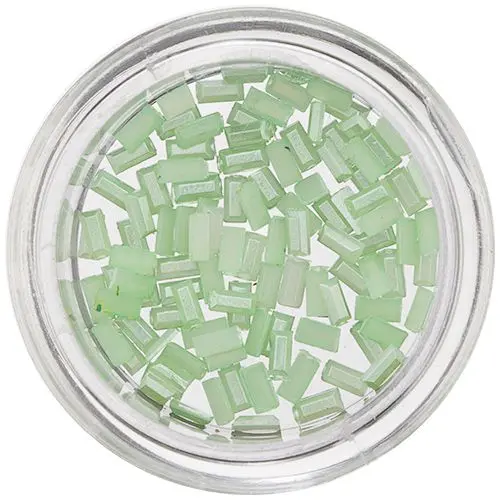 Dreptunghiuri decorative cu efect perlat - verde deschis