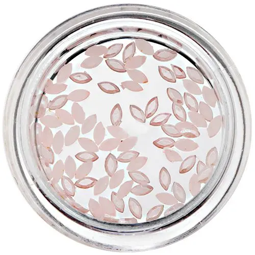 Ovale perlate decorative - roz deschis