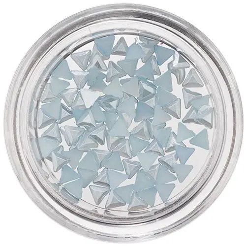 Triunghiuri perlate pentru nail art - bleu