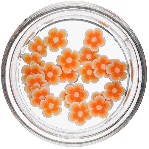 Flori tăiate - Fimo Nail Art
