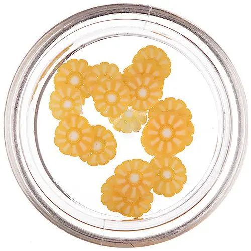 Portocale tăiate pentru decorarea unghiilor - portocalii