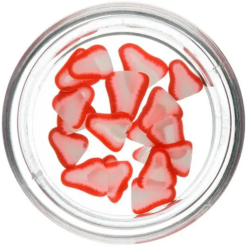 Fructe fimo - căpșuni tăiate